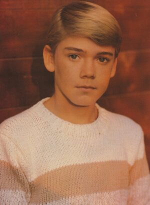 Ricky Schroder teen magazine pinup clipping vintage white sweater Bop pix idols