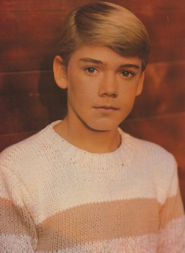 Ricky Schroder teen magazine pinup clipping vintage white sweater Bop pix idols