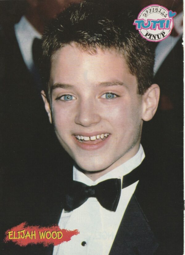 Elijah Wood Jonathan Angel teen magazine pinup clipping vintage Tutti Frutti pix