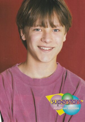 Jonathan Jackson Rider Strong teen magazine pinup pink shirt Superstars picture