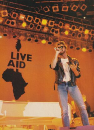 George Michael Michael Damian teen magazine pinup clipping picture vintage pic