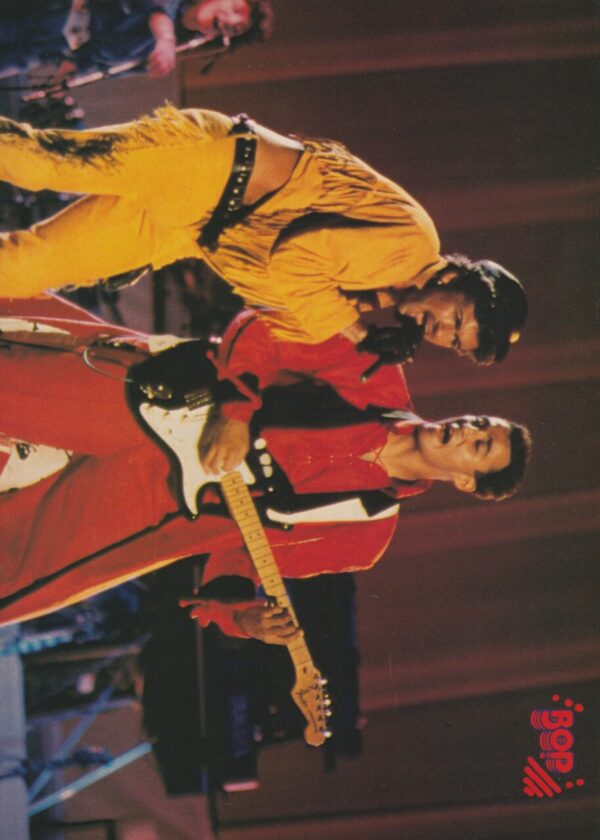 George Michael Andrew Ridgeley Kevin Bacon teen magazine pinup clipping Rip