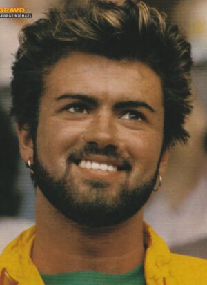 George Michael teen magazine pinup clipping picture vintage Bravo headshot pix