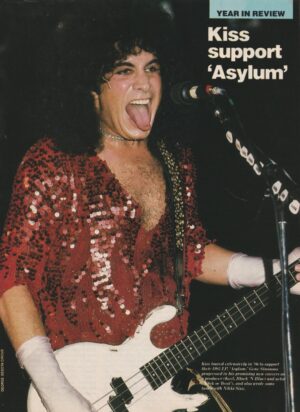 Kiss teen magazine pinup clipping picture vintage rock band Tiger Beat pix