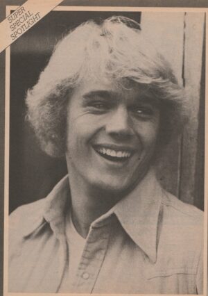 John Schneider teen magazine pinup clipping Dukes of Hazzard Teen Beat headshot