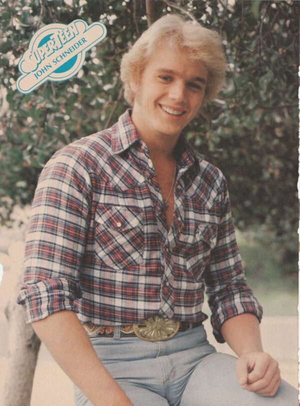 John Schneider Bee Gees teen magazine pinup clipping Dukes of Hazzard Teen Beat - Image 2