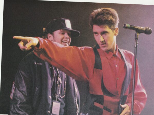 Corey Haim Jonathan Knight teen magazine pinup clipping modeling 16 mag pic - Image 2