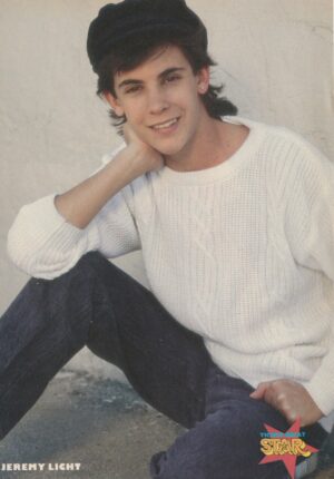 Jeremy Licht Christopher Barnes teen magazine pinup clipping vintage Star jeans
