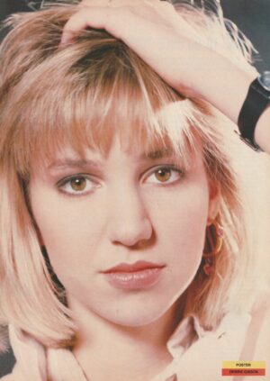 Debbie Gibson teen magazine pinup clipping vintage headshot Japan watch pix
