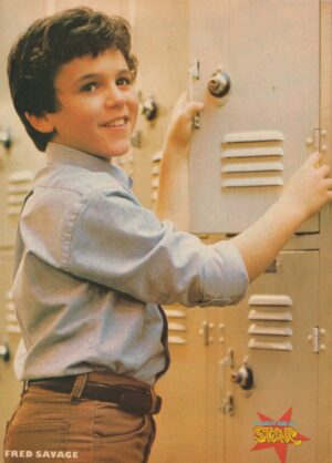 Fred Savage teen magazine pinup clipping vintage lockers Star Wonder Years