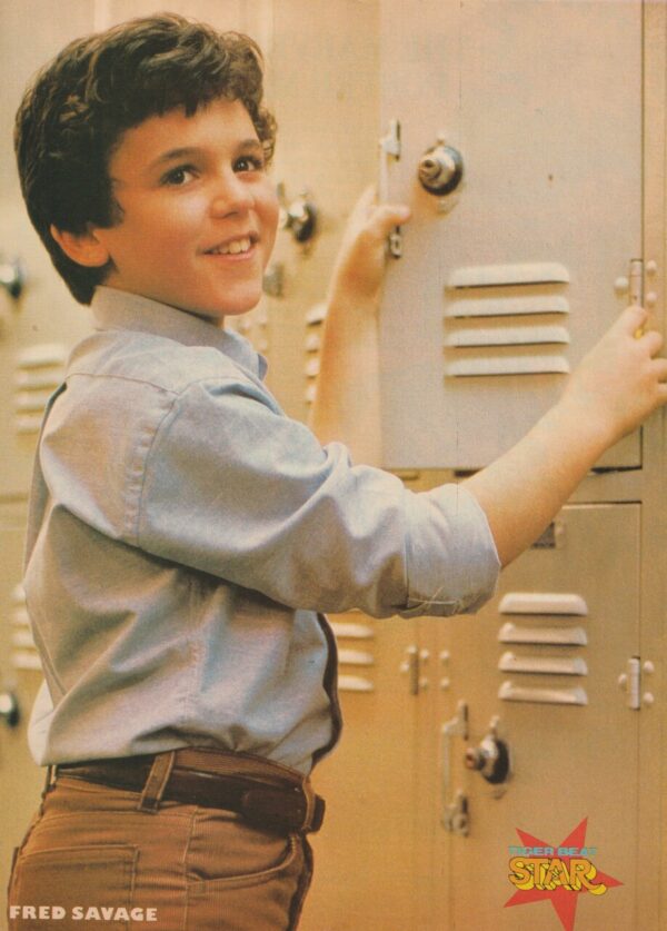 Fred Savage teen magazine pinup clipping vintage lockers Star Wonder Years