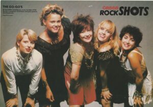 Belinda Go-Go’s teen magazine pinup clipping vintage Rock Shots Cream pix