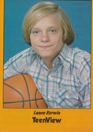 Lance Kerwin teen magazine pinup clipping vintage basketball pix Teen View