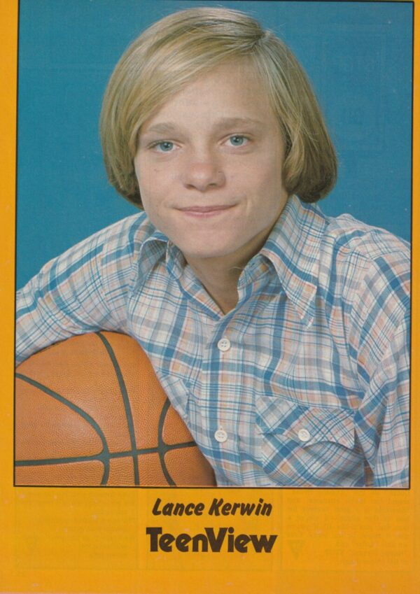 Lance Kerwin teen magazine pinup clipping vintage basketball pix Teen View
