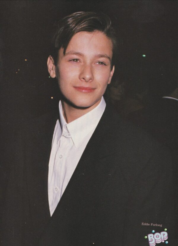 Elijah Wood Edward Furlong magazine pinup clipping young teen idols Bop modeling - Image 2