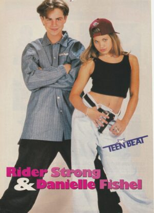 Danielle Fishel Rider Strong teen magazine pinup clipping young teen idols BMW