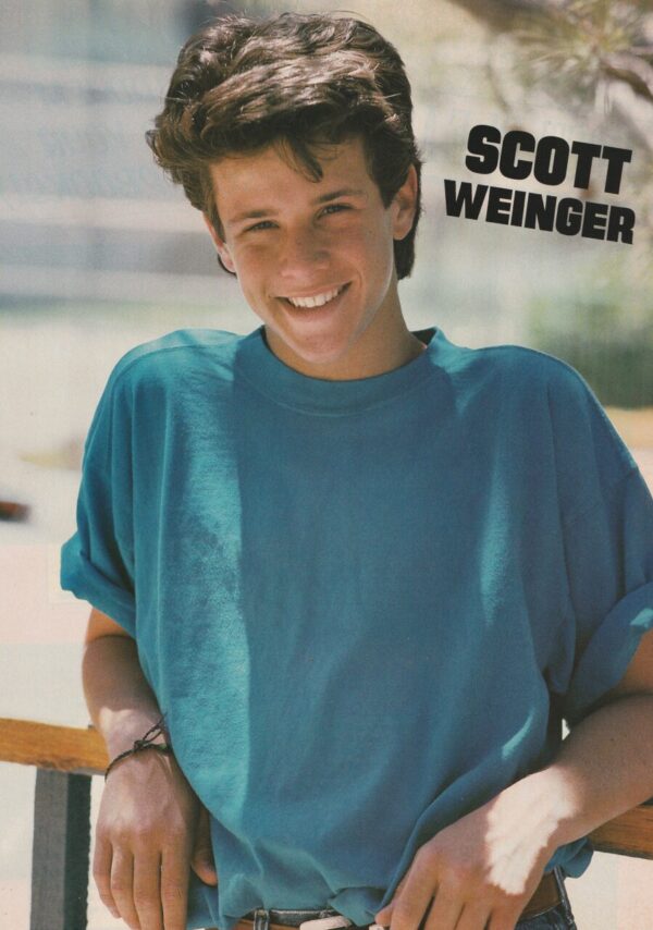 Jay Ferguson Scott Weinger teen magazine pinup clipping shorts golf Superteen - Image 2