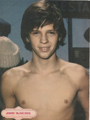 Jimmy Mcnichol Valerie Bertinelli teen magazine pinup clipping shirtless pix