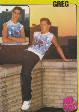 Frankie Galasso Greg Raposo teen magazine pinup clipping Dream Street Brick wall