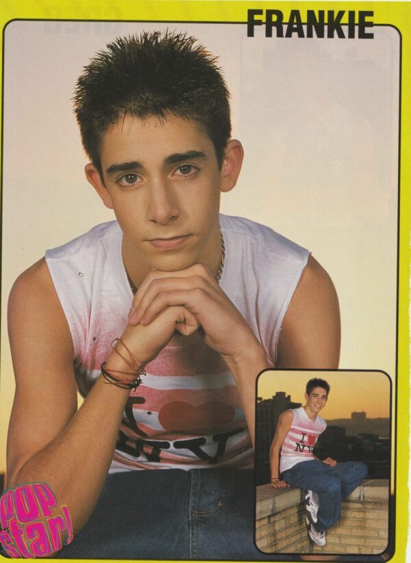 Frankie Galasso Greg Raposo teen magazine pinup clipping Dream Street Brick wall - Image 2