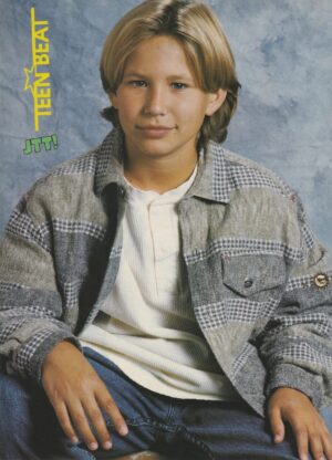 Jonathan Taylor Thomas Joey Mcintyre teen magazine pinup legs open jeans age 13