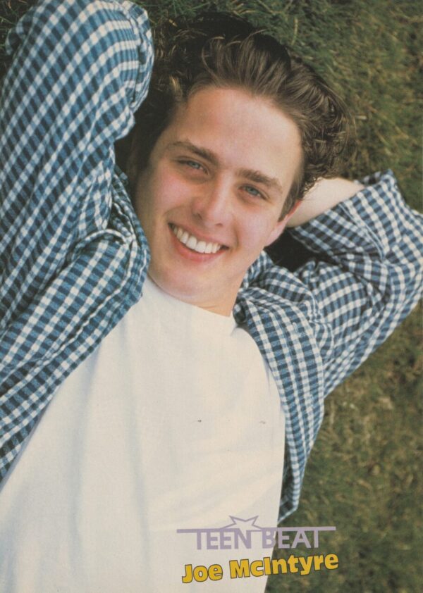 Jonathan Taylor Thomas Joey Mcintyre teen magazine pinup legs open jeans age 13 - Image 2
