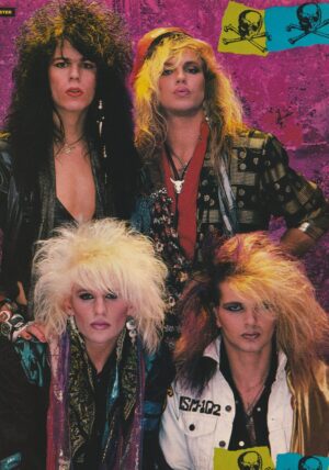Poison Michael Jackson Bret Michaels teen magazine pinup clipping vintage pix