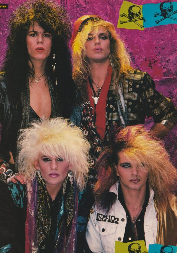 Poison Michael Jackson Bret Michaels teen magazine pinup clipping vintage pix