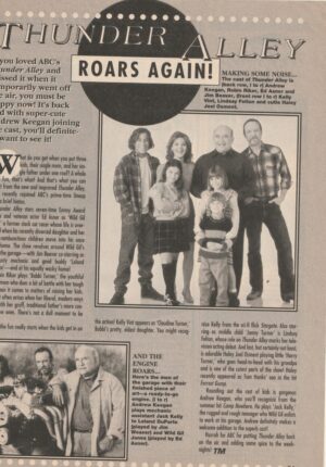 Haley Osment Andrew Keegan teen magazine pinup clipping Thunder Alley pix