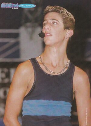 Greg Raposo Dream Street teen magazine pinup clipping Pop Star idols pix muscles