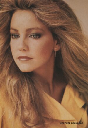 Heather Locklear Peter Reckell teen magazine pinup clipping headshot pix 80's