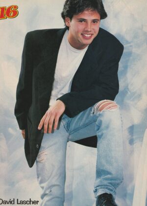 David Charvet David Lascher teen magazine pinup clipping flowers Baywatch pix