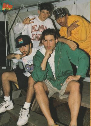 Bryan Abrams Color Me Badd Bryan Adams teen magazine pinup clipping shorts Bop