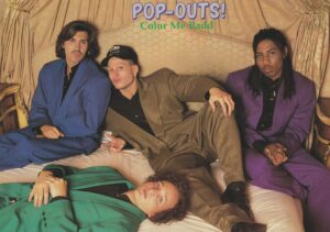 Bryan Abrams Color Me Badd teen magazine pinup clipping Christian Slater Outs