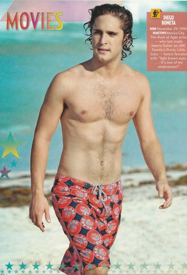 Alex Meraz Diego Boneta teen magazine pinup clipping shirtless Twilight pix - Image 2