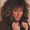 Brian Bloom Jon Bon Jovi teen magazine pinup Teen Machine white white jean white wall pix - Image 2