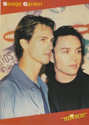 Savage Garden Spice Girls teen magazine pinup clipping Kids Choice Awards