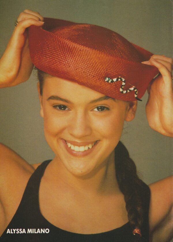 Fred Savage Ben Savage Alyssa Milano teen magazine pinup clipping young modeling playset Wonder Years rare - Image 2