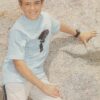 Chad Allen Corey Haim River Phoenix teen magazine pinup clipping rocks blue shirt Teen Set