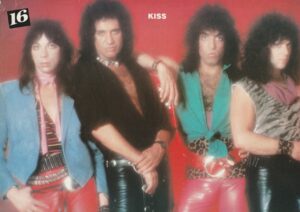 Kiss teen magazine pinup clipping red leathe rpants 16 mag pix