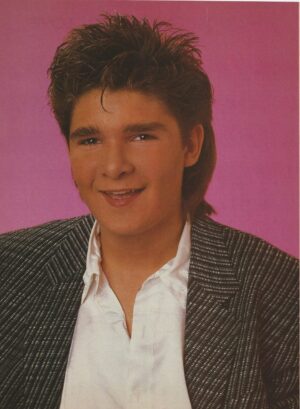 Corey Feldman teen magazine pinup pix headshot outside 16 mag