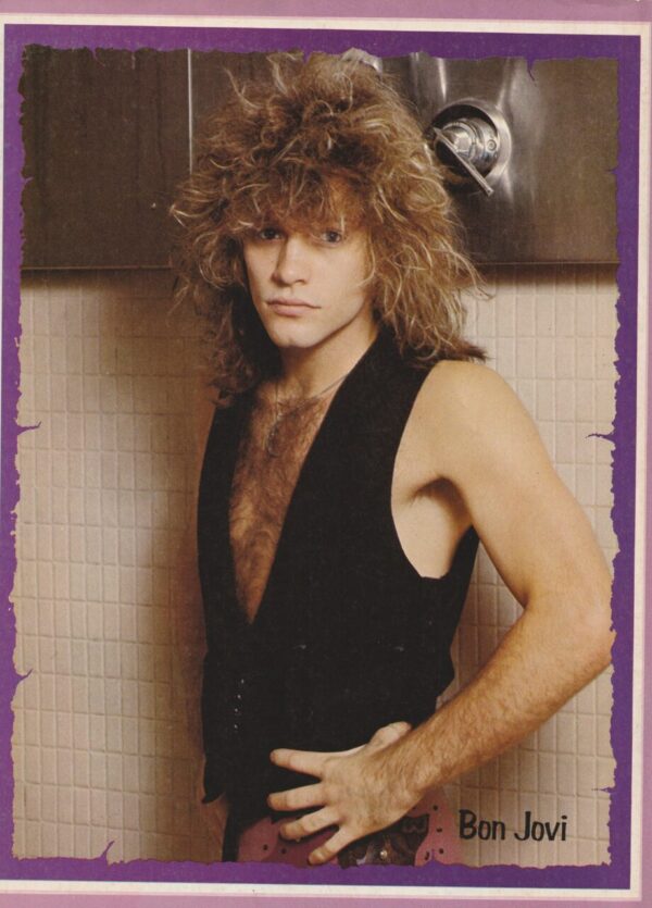 Mackenzie Astin Jon Bon Jovi teen magazine pinup clipping Teen Machine - Image 2