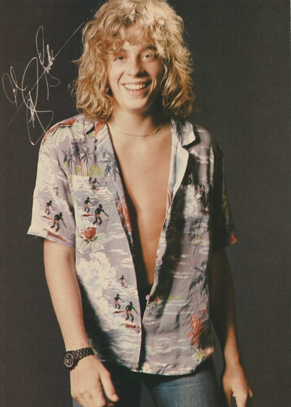 Leif Garrett Scott Baio teen magazine pinup open shirt