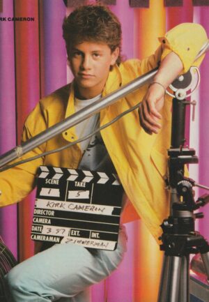 Kirk Cameron teen magazine pinup clipping Teen Machine movie cut pix