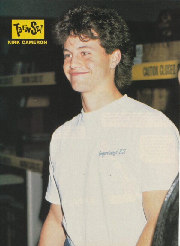 Kirk Cameron Teen Set pinup