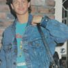Kirk Cameron jean jacket pinup clipping brick wall Hip Hop