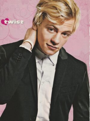 Ross Lynch teen magazine pinup hand in hair suit Twist pix clipping