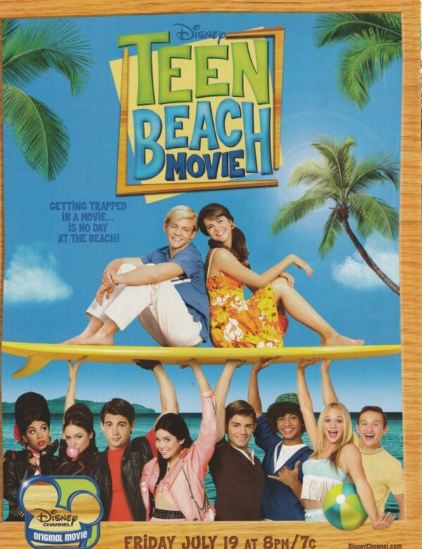 Ross Lynch teen magazine pinup clipping Teen Beat Movie barefoot surfboard Disney Channel