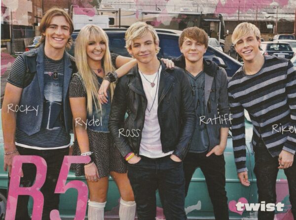 Ross Lynch R5 band teen magazine pinup Rocky Rydel Ratiff Riker Twist pix