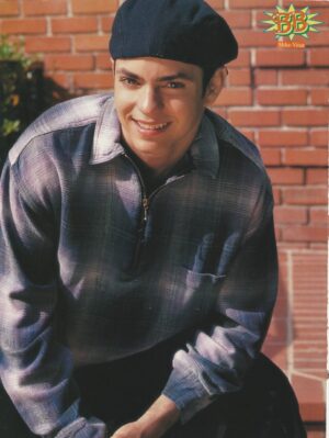 Mike Vitar Jonathan Taylor Thomas teen magazine pinup clipping hat BB Mighty Ducks rare